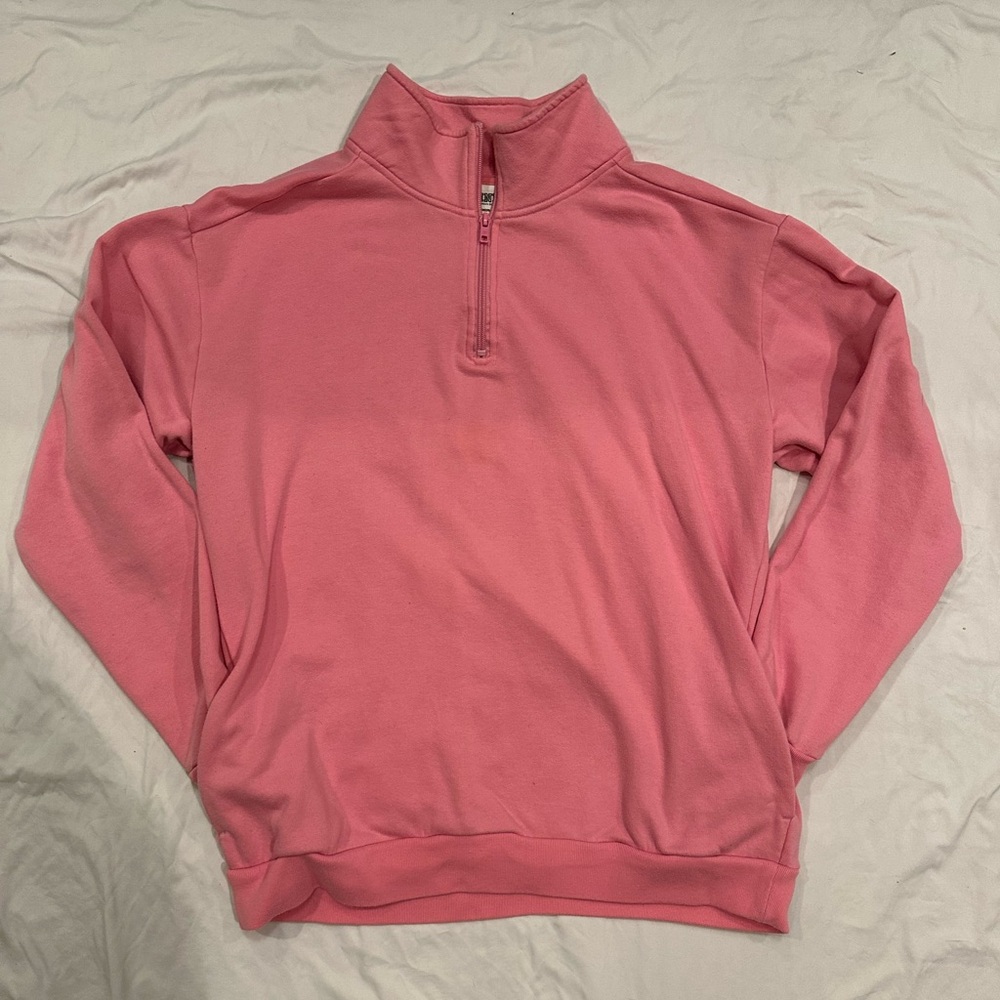 PINK Victoria's Secret Pink Half-Zip Sweatshirt